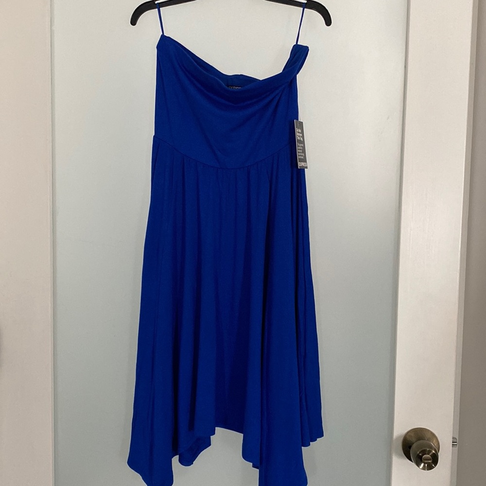 Blue tube top Mimi dress